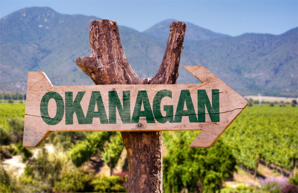 Okanagan sign in the Southern Okanagan